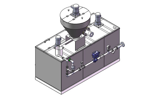 PAM溶液制備投加系統
